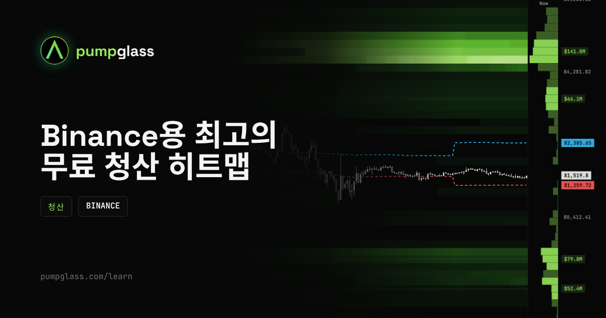 Binance 선물용 최고의 무료 청산 히트맵: 5개 도구 비교(2026)